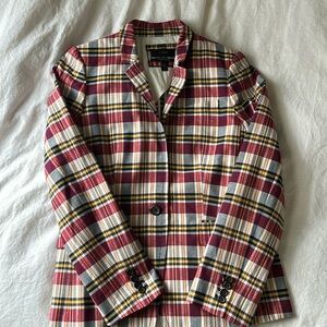 J Crew Regent Blazer in Vintage Red